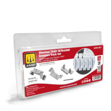AMMO MIG JIMENEZ AMIG8927 1:48 SET DE ORUGAS PARA SHERMAN T54E1 CON EXTENSORES DUCKBILL