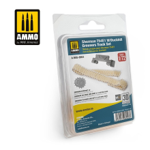 AMMO MIG JIMENEZ AMIG8953 1:72 SET DE ORUGAS PARA SHERMAN T54E1 CON EXTENSORES DUCKBILL