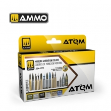 AMMO MIG JIMENEZ ATOM20713 ATOM SET COLORES DE MUNICION MODERNA