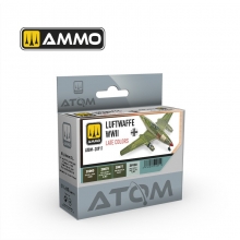 AMMO MIG JIMENEZ ATOM20911 ATOM COLORES DE LA LUFTWAFFE DE FINALES DE LA SEGUNDA GUERRA MUNDIAL