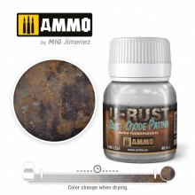 AMMO MIG JIMENEZ AMIG2254 U RUST PATINA DE HERRUMBRE DE OXIDO 40 ML