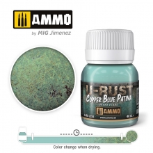 AMMO MIG JIMENEZ AMIG2255 U RUST PATINA AZUL DE COBRE 40 ML