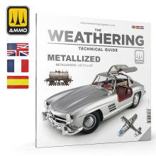 AMMO MIG JIMENEZ AMIG5231 THE WEATHERING TECHNICAL GUIDE 01 METALLIZED INGLES, CASTELLANO, FRANCES