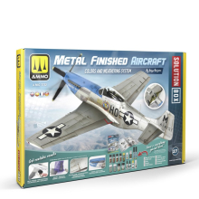 AMMO MIG JIMENEZ AMIG7732 SOLUTION BOX 27 COMO PINTAR AVIONES CON ACABADO METALICO