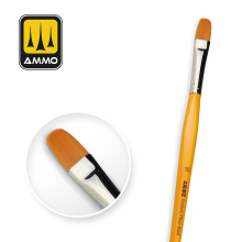 AMMO MIG JIMENEZ AMIG8589 PINCEL SINTETICO DE LENGUA DE GATO CON MANGO EN T 10
