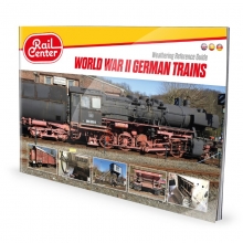 AMMO MIG JIMENEZ AMMOR1400 AMMO RAIL CENTER GUIA VISUAL PARA MODELISTAS TRENES ALEMANES WWII INGLES, CASTELLANO, ALEMAN