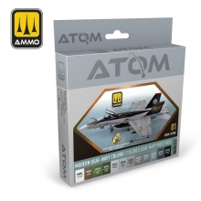 AMMO MIG JIMENEZ ATOM20700 ATOM SET COLORES MODERN USAF NAVY