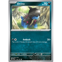 POKEMON PALDEA EVOLVED CARTA DEINO COMUN