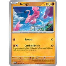 POKEMON PARADOX RIFT CARTA FLAMIGO COMUN