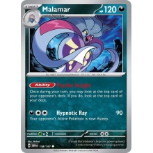 POKEMON OBSIDIAN FLAMES CARTA MALAMAR POCO COMUN