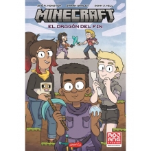 CONTRAPUNTO MINECRAFT EL DRAGON DEL FIN NOVELA GRAFICA