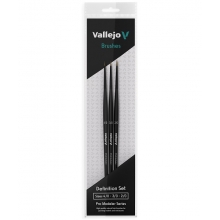 VALLEJO B01990 PRO MODELER DEFINITION SET PINCEL DE PELO NATURAL