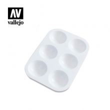 VALLEJO HS120 PALETA 6 POCILLOS 13X9CM