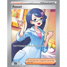 POKEMON FULGOR NEGRO CARTA FENNEL FA