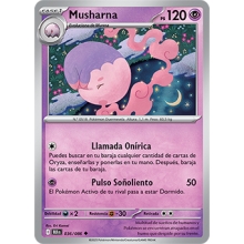 POKEMON FULGOR NEGRO CARTA MUSHARNA POKE BALL