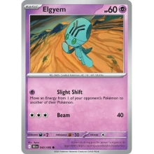 POKEMON FULGOR NEGRO CARTA ELGYEM REVERSE