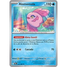 POKEMON FULGOR NEGRO CARTA ALOMOMOLA POCO COMUN