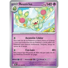 POKEMON FULGOR NEGRO CARTA REUNICLUS POCO COMUN