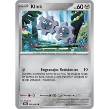 POKEMON FULGOR NEGRO CARTA KLINK COMUN