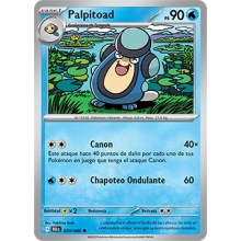 POKEMON FULGOR NEGRO CARTA PALPITOAD COMUN