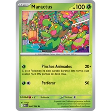 POKEMON FULGOR NEGRO CARTA MARACTUS COMUN