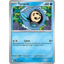 POKEMON FULGOR NEGRO CARTA TYMPOLE COMUN