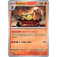 POKEMON WHITE FLARE CARTA EMBOAR HOLO