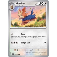 POKEMON WHITE FLARE CARTA HERDIER REVERSE