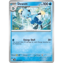 POKEMON WHITE FLARE CARTA DEWOTT REVERSE