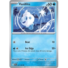 POKEMON WHITE FLARE CARTA VANILLITE REVERSE