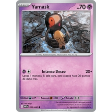 POKEMON WHITE FLARE CARTA YAMASK REVERSE