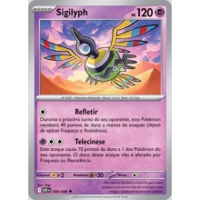 POKEMON WHITE FLARE CARTA SIGILYPH REVERSE