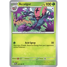 POKEMON WHITE FLARE CARTA ACCELGOR POCO COMUN