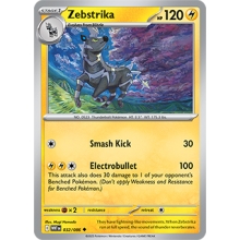 POKEMON WHITE FLARE CARTA ZEBSTRIKA POCO COMUN