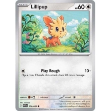 POKEMON WHITE FLARE CARTA LILLIPUP COMUN