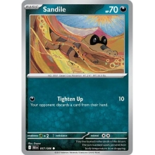 POKEMON CARTA SANDILE POKE BALL