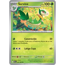 POKEMON CARTA SERVINE COMUN