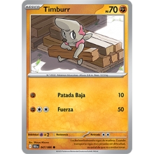 POKEMON CARTA TIMBURR COMUN