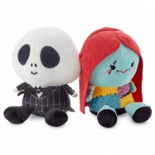 HALLMARK BETTER TOGETHER DISNEY NIGHTMARE BEFORE CHRISTMAS JACK AND SALLY MAGNETIC PLUSH