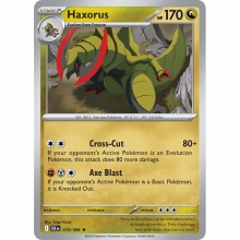 POKEMON BLACK BOLT CARTA HAXORUS HOLO