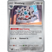 POKEMON BLACK BOLT CARTA KLINKLANG HOLO