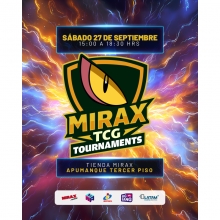 POKEMON MIRAX TCG TOURNAMENTS 8 FECHA 27 DE SEPTIEMBRE 2025