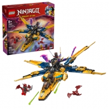 LEGO 71833 NINJAGO SUPER JET DE LA TORMENTA DE RAS Y ARIN