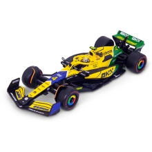 BURAGO 28059 1:24 F1 PLASTIC MCLAREN MCL38 ( 2024 ) SENNA VERSION ( MONACO GP ) SENNA VERSION NORRIS 4