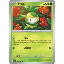 POKEMON BLACK BOLT CARTA PETILIL REVERSE