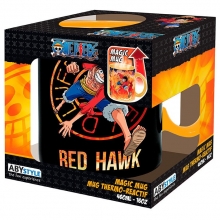 ABYSSE ABYMUGA445 ONE PIECE MUG HEAT CHANGE 460 ML LUFFY & SABO