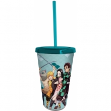 ABYSSE ABYTUM041 DEMON SLAYER TUMBLER WITH STRAW 470ML GROUP