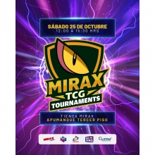 POKEMON MIRAX TCG TOURNAMENTS 10 FECHA 25 DE OCTUBRE 2025