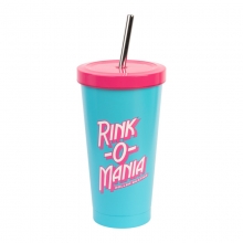 ERIK VM02 VASO DE ACERO CON PAJITA STRANGER THINGS RINK O MANIA