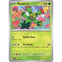POKEMON DESTINOS DE PALDEA CARTA MARACTUS REVERSE